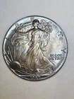 Beautiful Toned - 1987 American Silver Eagle 1 Troy Oz .999 Fine Silver Lot # 2