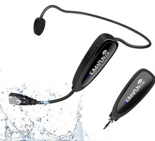KIMAFUN Headset Wireless Microphone System, No Need Bluetooth G100-1