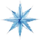 2-Tone Metallic Snowflakes of Size 11½" for Christmas - Beistle