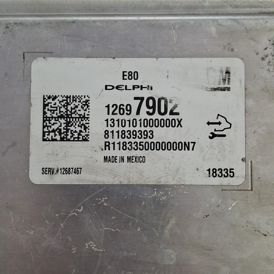 Chevrolet Camaro 2018 2,0 L ECU/ECM 12697902 *programado VIN* Foto 3 de 4