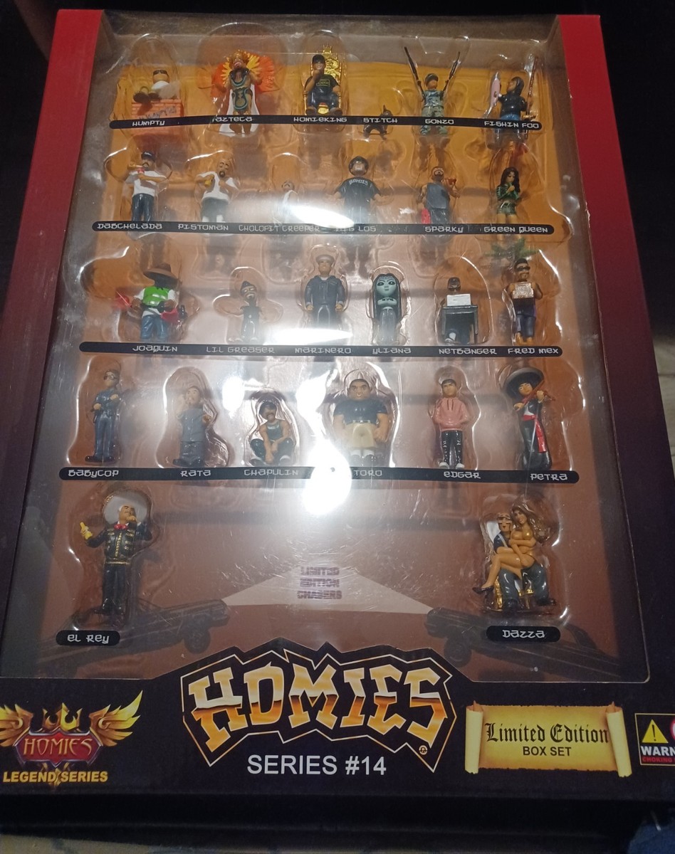 Homies Series 14 Limited Edition Box Set W/ Chasers Figures #874