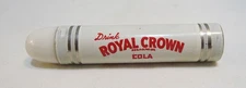 DRINK ROYAL CROWN RC COLA SODA VINTAGE TIN ADVERTISING FLASHLIGHT PREMIUM AS-IS