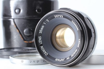 [Exc+5 w/Case] Canon L 35mm f2 II Lens Late Model LTM L39 Leica Mount From Japan