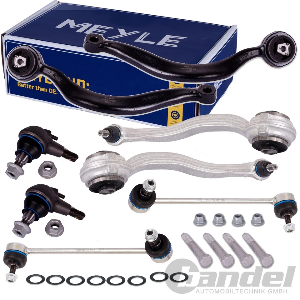 4x MEYLE QUERLENKER +KOPPELSTANGE +TRAGGELENK VORNE für MERCEDES E-KLASSE W/S212