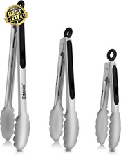 Tongs for Cooking - Heat Resistant 600 Degrees Stainless Steel Kitchen Tong,Heav
