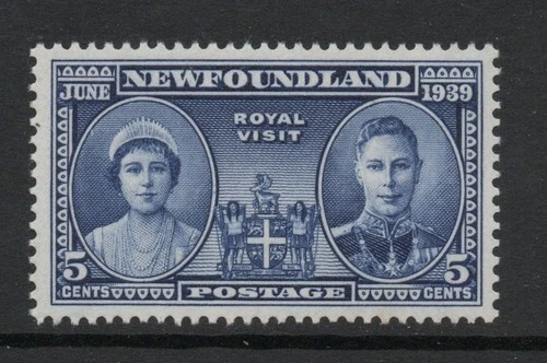 Newfoundland 1939 Royal Visit SG 272 Mnh.