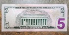 Birthday Anniversary Note Fancy $5 Dollar Different Specail Dates 2020 or 2018 — photo 2