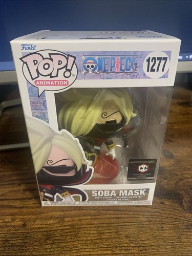Funko Pop! One Piece Soba Mask #1277 Chalice *SUN DAMAGED BOX* Ships in Prot.
