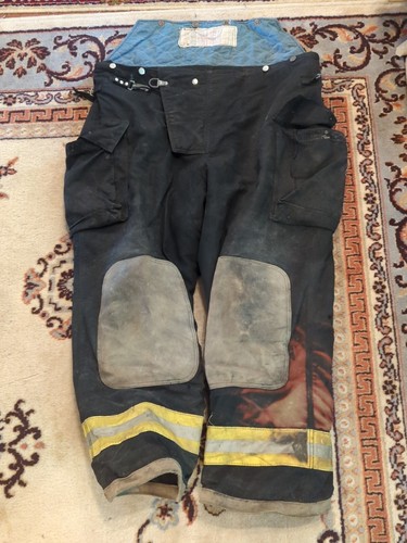 Retired Firefighter Gear Turnout Pants FIRE USED 50" X 29" See Pics