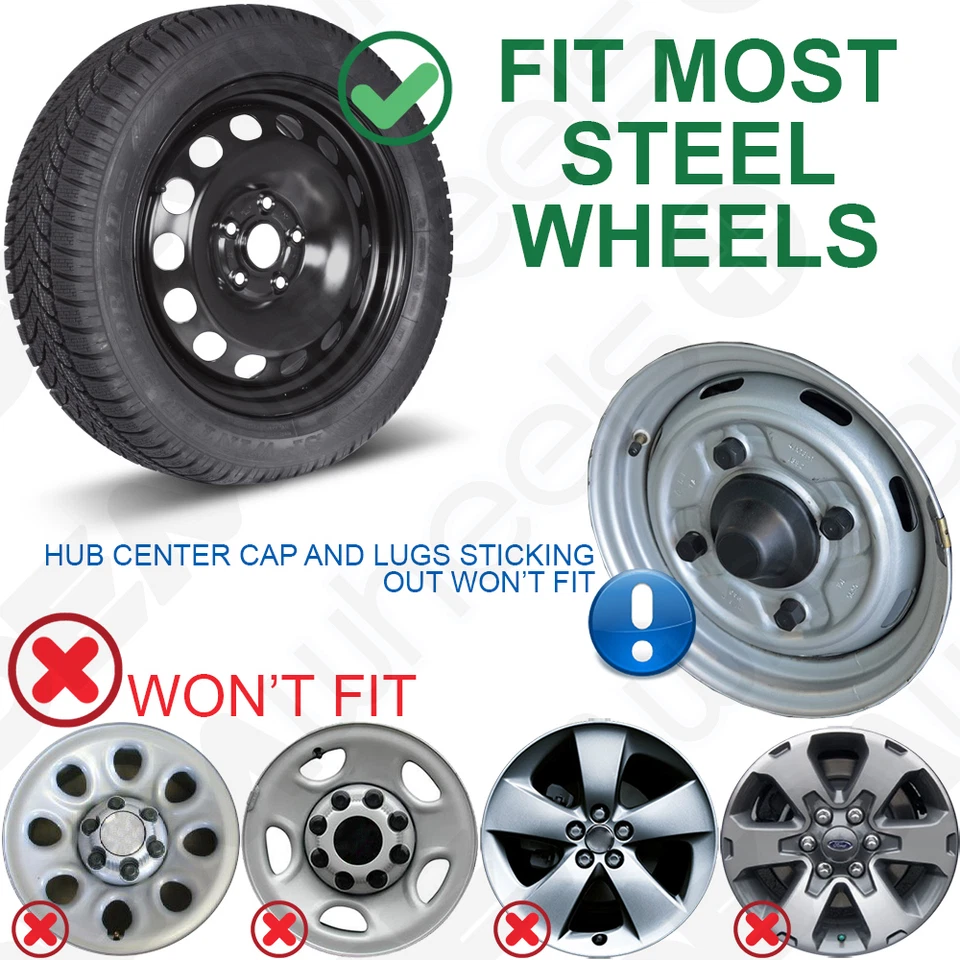 4 New OEM Silver 14" Hub Caps Fits KIA SUV Car SUV Coupe Center Wheel Cover Set - Imagem 2 de 4