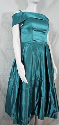 Off Shoulder Satin Homecoming Dresses for Juniors Short Empire Waist Formal  Prom | eBay