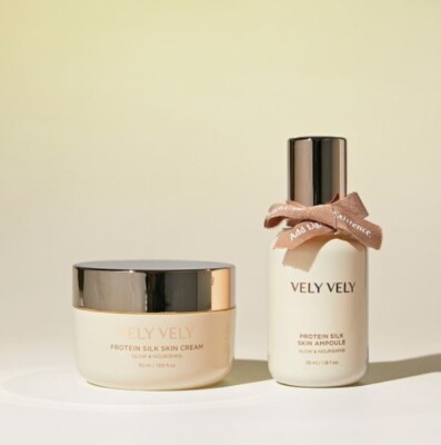 VELY VELY PROTEIN SILK SKIN CREAM 50ml + PROTEIN SILK SKIN AMPOULE 35ml
