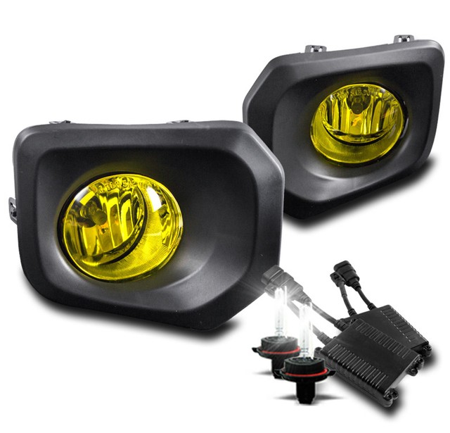 20162018 TOYOTA BUMPER YELLOW DRIVING FOG LIGHTS LAMP+50W 6K
