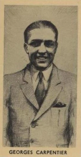 1938 Fred C. Cartledge Razors Famous Prize Fighters - Georges Carpentier #25