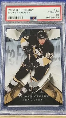Sidney Crosby - 2008 U.D. Trilogy PSA 10