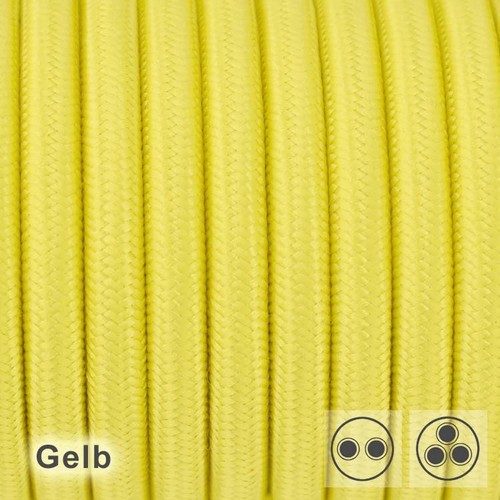5 Meter 10 Meter Textilkabel Stoffkabel Pendelleitung Lampenkabel 2 - 3 adrig - Bild 9 von 39