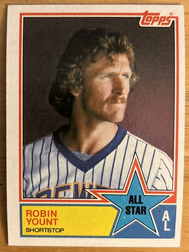 1983 Topps Robin Yount All-Star Baseball Card #389 Brewers HOF Mid-Grade O/C