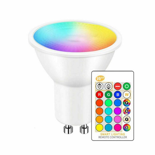 GU10 8W LED Bulbs Light RGB Colour Changing Spotlight Lamp with Remote Control - Picture 14 of 15