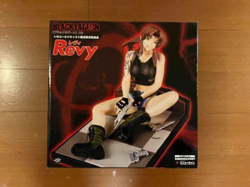 Black Lagoon 1/6 Revy Figure Figurine Polystone Ver New-Line Cold-Cast Japan - 第 1/4 張圖片