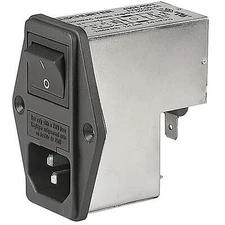 1pc SCHURTER INC 4304.4063 PEM,2P Line Filter,2P Fusehldr,IEC,C14,Stndrd,125VAC