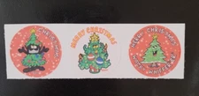 scratch and sniff stickers NEW Set/3 Wacky Whiffer Christmas Pine scent