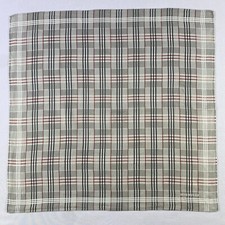 Vintage Burberry Handkerchief Neckerchief Bandana Pocket Square