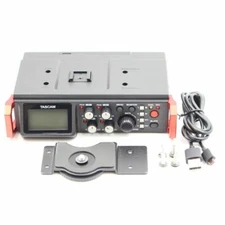TASCAM DR-701D 6-Track Field Audio Recorder DSLR Camera Mount Timecode Sync