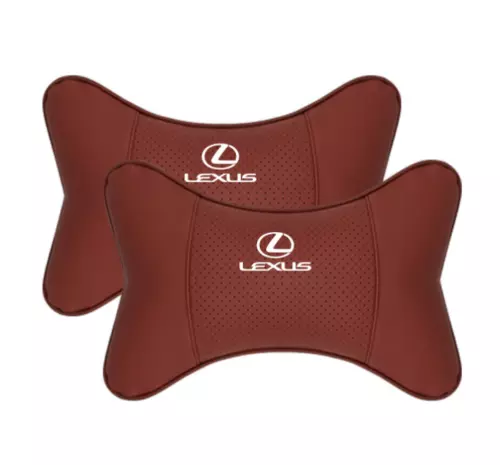 For Lexus 2PCS Car Seat Headrest Neck Cushion Pillows Black Universal Interior - Bild 2 von 11