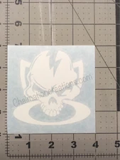 New Oakley SI Skull Vinyl Decal Rub On Die Cut Sticker