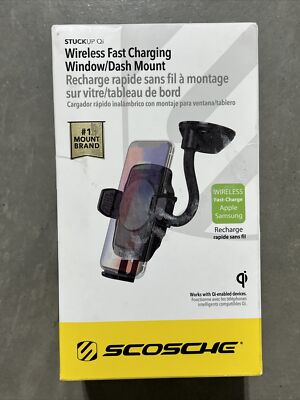 Scosche MagicMount Qi Magnetisches Handy-Ladehalterung - WDQ2M - Packung 2 Neu