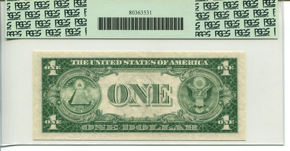 FR 1615 1935F $1 Star Silver Certificate 68 PPQ SUPERB GEM NEW - Image 2 of 2