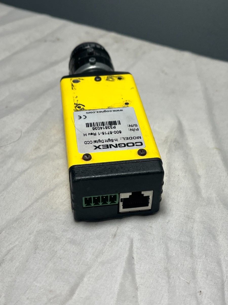 Cognex 800-5715-1 Rev H In-Sight Digital CCD Camera w/ 12.5mm 1