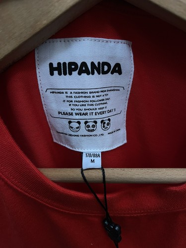 Camisa Hipanda Roja M Nueva Con Etiquetas - Imagen 4 de 7
