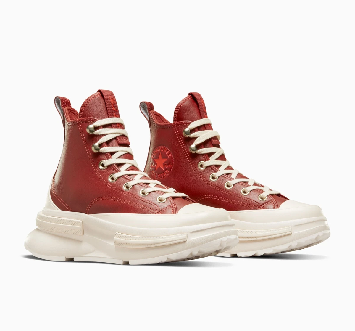 Platform converse deals leather