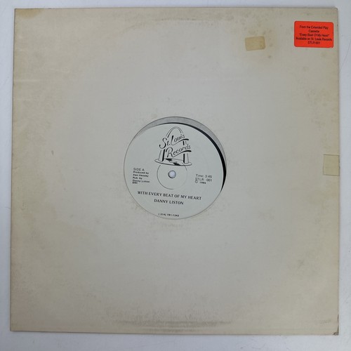 Danny Liston With Every Beat of My Heart 12" LP Record Album Vinyl 1986 St Louis