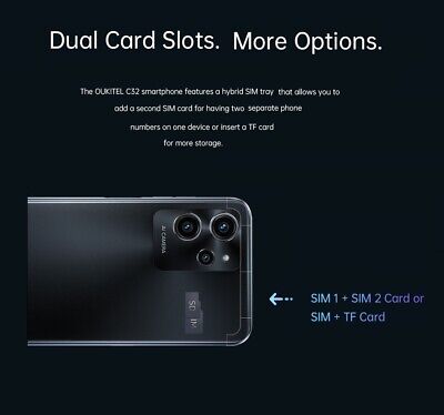 Oukitel C32 Pro 8GB 256GB Dual Sim Negro