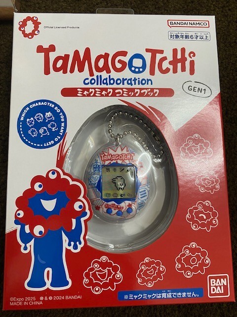 Tamagotchi Gen1 EXPO 2025 ストラップ付き Tamagotchi BANDAI Original Collaboration Myakumyaku OSAKA