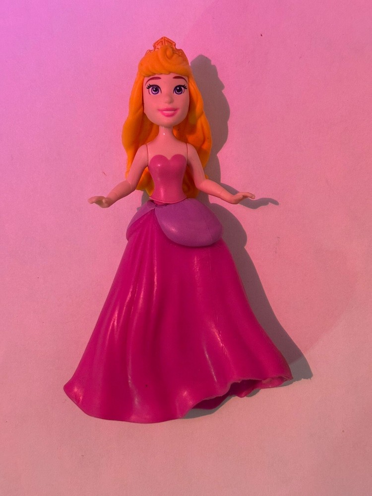 Disney Sleeping Beauty Princess Aurora Polly Pocket Style Mini Doll (as Picture)