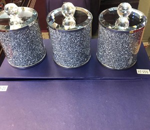 bling tea coffee sugar jars
