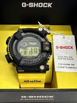 ✨️未使用/タグ有✨️ 　✴️ALL AS ONE✴️ GW-8200K-9JR Casio GW-8200K-9JR 3521 Frogman G-SHOCK Yellow Watch #KN885