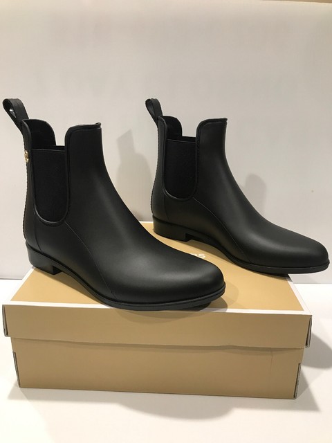 michael kors charm rain booties