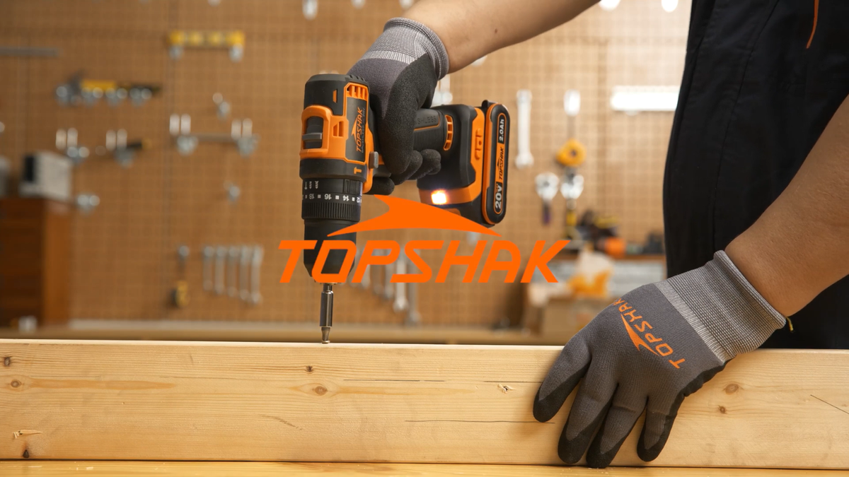 TOPSHAK TS-ED5 20V Li-Ion 1/2 in. Brushless Impact Electric Drill