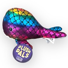 Rainbow Mermaid Whale Shimmer Plush Pals Stuffed Animal 9 Inch for Ages 3 