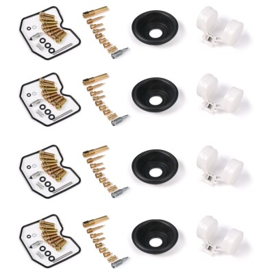 4x Vergaser Reparatursatz für Kawasaki 750 Zephyr ZR750 Keyster Dichtung Satz