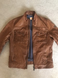 jaqueta de couro masculina tamanho especial