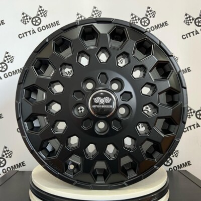 SET 4 Leichtmetallräder Kompatibel Mit JEEP COMMANDER WRANGLER 17'' Schwarz