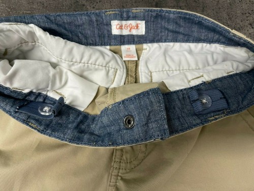 EUC Lot of 2 Boys Calvin Klein, Cat & Jack Size 10 Khaki, Gre Shorts - Picture 6 of 11