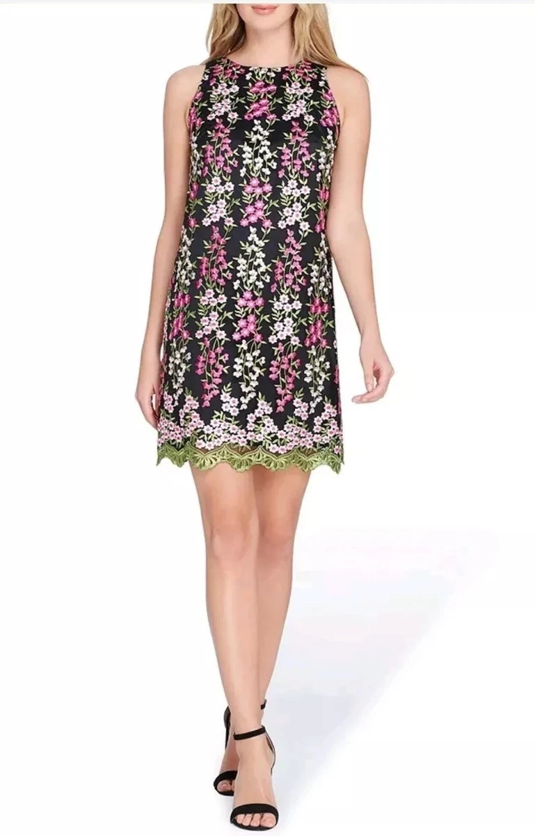 Tahari asl embroidered clearance dress