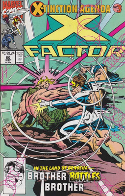 X-Factor (1986) #  60 (7.0-FVF) X-tinction Agenda Pt. 3 1990