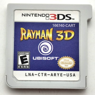 Rayman 3D (Nintendo 3DS, 2011) *Cart Only* Authentic Tested & Cleaned!